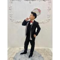 ราคา สูทเด็กผู้ชาย หน้าร้านอยู่รัชดา ลองได้ถ่ายรูปจากชุดจริง S153สีดำ เซ็ตสูท5ชิ้น สูท เสื้อเชิ้ต กั๊ก กางเกง หูกระต่าย (24070352143)