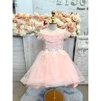 ราคา ชุดราตรีเด็ก หน้าร้านอยู่รัชดา ลองได้ถ่ายรูปจากชุดจริง W18793สีโอรส เสื้อติดระบายอก กระโปรงหน้าสั้นหลังยาว สวยน่ารักค่ะ (22962043543)