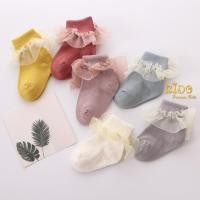 ราคา ssถุงเท้าเด็ก มีหน้าร้านอยู่รัชดา S048 สีขาว สีฟ้า สีแดงหม่น สีม่วงอ่อน ตรงข้อเท้ามีระบายสองชั้นทำจากผ้าแก้ว น่ารักมากๆ (14077956674)