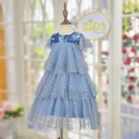 ราคา ชุดราตรีเด็ก หน้าร้านอยู่รัชดา ลองได้ถ่ายรูปเองจากชุดจริง R213 สีน้ำเงิน เดรสเด็ก ตกแต่งด้วยกลิตเตอร์ทั้งตัว กระโปรงส (11008702379)
