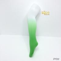 ราคา ถุงน่องเด็ก หน้าร้านอยู่รัชดา LZZ935 ถุงน่องสีเขียว ทูโทน เนื้อผ้านิ่มใสสบาย (8286815381)
