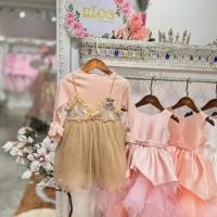 ราคา ชุดเดรสเด็ก มีหน้าร้านอยู่รัชดา ลองได้ เปลี่ยนได้ ถ่ายรูปเองจากสินค้าจริง V153 สีโอรส ชุดราตรีเด็ก แต่งตัวเสื้อด้วยเ (7741748419)