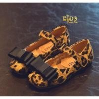 ราคา รองเท้าเด็ก หน้าร้านอยู่รัชดา ลองได้ H010 สีดำแบบไม่มีส้นลายเสือ มีโบว์สีดำประดับ (5835490593)