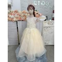 ราคา ชุดราตรีเด็ก หน้าร้านอยู่รัชดา ลองได้ถ่ายรูปเองจากชุดจริง W19182 สีครีม กระโปรงยาว แขนสั้นห้อยคลิสตัล สวยหรู (42602550592)