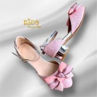 ราคา รองเท้าเด็ก หน้าร้านอยู่รัชดา ลองได้ H178สีชมพู ประดับด้วยโบว์พร้อมสายคาด สวยหรู (28979018122)