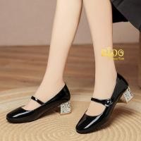 ราคา รองเท้าเด็กออกงาน หน้าร้านอยู่รัชดา ลองได้ H161สีดำ ส้นเงิน (26769158920)