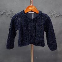 ราคา เสื้อคลุมเด็ก มีหน้าร้าน ตรงปก พร้อมส่ง 1861A แขนยาว สีนำ้เงิน ผ้ากระสอบเงาวิ้งๆ (6352526547)