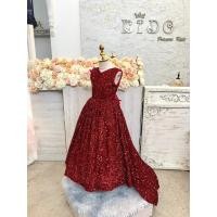 ราคา ชุดราตรีเด็ก หน้าร้านอยู่รัชดา ลองได้ถ่ายรูปเองจากชุดจริง W18805 สีแดง ติดด้วยกลิตเตอร์ กระโปรงหน้ายาวหลังยาวมาก (22062064391)