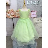 ราคา ชุดราตรีเด็ก หน้าร้านอยู่รัชดา ลองได้ถ่ายรูปเองจากชุดจริง W19167 สีเขียว กระโปรงยาว แขนสั้น ดอกไม้น่ารักๆ (26287084130)