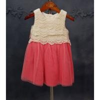 ราคา ชุดกันหนาวเด็ก มีหน้าร้าน ตรงปก พร้อมส่ง Z864A สีแดงแตง อกลูกไม้สีครีม กระโปรงฟูสีแดงแตงหวานแหวว ด้านหลังติดกระดุม น (5054510992)