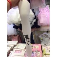 ราคา ถุงน่องเด็ก หน้าร้านอยู่รัชดา LMRKS08 สีขาว เนื้อทึบลายหน้าชาลี (4535257367)