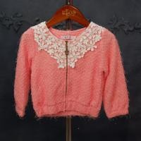 ราคา เสื้อคลุมเด็ก มีหน้าร้าน ตรงปก พร้อมส่ง 812A แขนยาว สีโอรส แต่งคอลูกไม้ น่ารัก (4252529072)