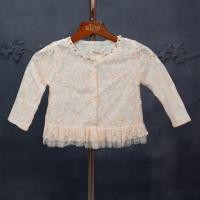 ราคา เสื้อคลุมเด็ก มีหน้าร้าน ตรงปก พร้อมส่ง 896516 แขนยาว สีส้มสะท้อนแสง คอติดมุก น่ารัก (8309150655)
