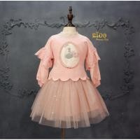 ราคา ชุดเดรสเด็ก มีหน้าร้านอยู่รัชดา ลองได้ เปลี่ยนได้ ถ่ายรูปเองจากสินค้าจริง V149 สีโอรส ชุดออกงานเด็ก เสื้อตรงกลางเป็นร (6741853107)