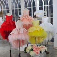 ราคา ssชุดราตรีเด็ก หน้าร้านอยู่รัชดา ลองได้ถ่ายรูปจากชุดจริง B209 สีขาว สีชมพู สีแดง สีโอรส สีเหลือง เรียบหรู กระโปรงหน้า (10189593336)