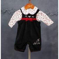 ราคา ชุดกันหนาวเด็ก มีหน้าร้าน ตรงปก พร้อมส่ง ZK07 เซ็ต2ชิ้น เสื้อแขนยาวลายดอก เอี้ยมกางเกงสีดำ น่ารัก (7852535079)