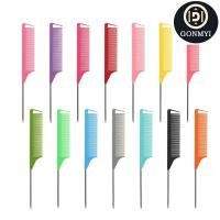 ราคา โกนวี หวีหางปลายเหล็ก ร้านตัดผมอุปกรณ์หวีจัดแต่งทรงผมหางแหลม คุณภาพฟันละเอียดป้องกันไฟฟ้าสถิตเข็มเหล็กปลายขาแปรงหวีผมมืออาชีพตัดผม (47001156282)