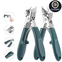 ราคา GONMYI Slant Edge กรรไกรตัดเล็บ สแตนเลส Eagle Beak เฉียง Toe Nail Trimmers เล็บเครื่องมือ Trim เล็บ Anti Splash กรรไกรตัดเล็บ (42625325814)