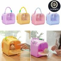 ราคา GONMYI กรงหิ้วหนูแฮมสเตอร์ พลาสติกระบายอากาศหนูแฮมสเตอร์พกพา น่ารักพื้นที่ขนาดใหญ่แบบพกพาที่มองเห็นได้สัตว์เลี้ยงขนาดเล็กกรงระบายอากาศ Chinchilla (40755580091)