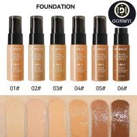 ราคา GONMYI Liquid Foundation Oil Control Waterproof Face Foundation Cream Matte Creamy Texture Full Coverage Foundation Concealer Cream (51700252629)