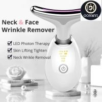 ราคา GONMYI Light Skin Care Tool 3 สี Anti Wrinkle เครื่องนวดหน้า กระชับผิวคอ Lifting และ Firming แบบพกพา Face และ Neck Care Massager เครื่องมือ Skin Care (40325080246)