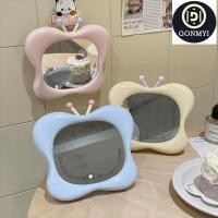 ราคา GONMYI Dressing Mirror พร้อมขาตั้งกระจกแต่งหน้ารูปบ้านผีเสื้อ โต๊ะสร้างสรรค์แบบพกพาติดผนังกระจกความงาม (42774975213)