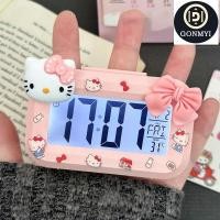 ราคา SANRIO GONMYI นาฬิกาดิจิตอล LED มัลติฟังก์ชั่นมินิการ์ตูนนาฬิกาปลุก Kawaiiพร้อมไฟกลางคืนSanrio Hello Kittyนาฬิกาปลุกแมวเดสก์ท็อปเครื่องประดับของขวัญ (44103057191)