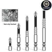 ราคา GONMYI Impact Phillips ไขควงบิต K5 Non slip S2 Alloy Driver Bit Impact Resistance Hex Shank Strong Magnetic Cross เจาะบิต (42625325893)