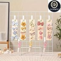 ราคา ชั้นเก็บของ โกนวี ชั้นวางจอแสดงผลโลหะตาราง สร้างสรรค์ที่มีฐานศิลปะภาพแสดงสก์ท็อปยืนชั้นวางบูธเครื่องประดับ (41575318358)