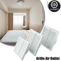 ราคา GONMYI 1 ชิ้น Fresh Air Exhaust Outlet Wall เพดานท่อระบายอากาศ Grille Air Outlet Grilles ฝาครอบพลาสติกสีขาวเครื่องปรับอากาศ Outlet (29186264013)