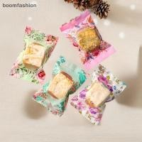 ราคา BOOM 100 ชิ้นดอกไม้คุกกี้กระเป๋า Candy Wrapper ถุงขนมโฮมเมด Handmade บิสกิตพลาสติกบรรจุสําหรับงานแต่งงานห้องครัว TH (51850948145)