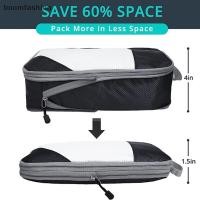 ราคา BOOM 5 ชิ้นถุงเก็บpression Packing Cube กระเป๋าเดินทางกระเป๋าเดินทางถุงเก็บเสื้อผ้าชุด TH (45150837773)
