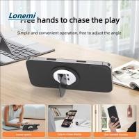ราคา LONEMI ชั้นวางโทรศัพท์มือถือแหวน ที่วางโทรศัพท์มือถือแม่เหล็กมัลติฟังก์ชั่นแบบหมุนได้ แบบพกพาพับขี้เกียจกลับสติกเกอร์แหวนหัวเข็มขัด (42474190449)