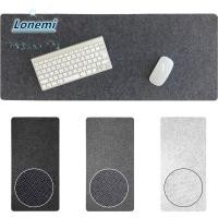 ราคา LONEMI แผ่นรองเมาส์ขนาดใหญ่พิเศษ เสื่อเม้าส์คีย์บอร์ดป้องกันรอยขีดข่วนทนต่อการสึกหรอ ขนสัตว์คุณภาพสูงรู้สึกลื่น 120x60 ซม แผ่นรองโต๊ะคอมพิวเตอร์โฮมออฟฟิศ (41974583752)