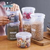 ราคา Lonemi กระป๋องเก็บอาหารในครัว ถังเก็บตู้เย็นพลาสติกใส ความจุขนาดใหญ่ Multigrain Organizer ปิดผนึก Grain Fresh กล่องถนอมอาหาร (28455243309)
