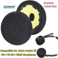 ราคา LONEMI 1 คู่หูฟังเบาะ ฟองน้ําโฟมฟุตบอลตาข่ายหูฟังแผ่นรองหูฟัง หมอนหูเปลี่ยนแผ่นรองหูฟังสําหรับ Jabra evolve 75 75 75 UC 75MS Noise Cancelling (57050703068)