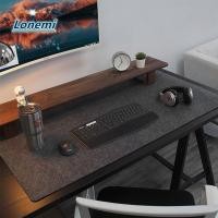 ราคา LONEMI แผ่นรองเมาส์สักหลาดขนสัตว์ อุปกรณ์เล่นเกมทนคราบแป้นพิมพ์แผ่นรองเม้าส์ คุณภาพสูงนุ่มขนาดใหญ่เสื่อเขียนแล็ปท็อปตารางเสื่อ Home Office (40576060360)