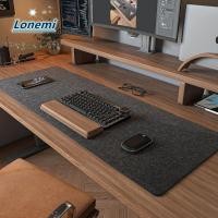 ราคา LONEMI แผ่นรองเมาส์สักหลาดขนสัตว์ แผ่นรองเขียนแป้นพิมพ์กันลื่นแผ่นรองเม้าส์ 90x40 ซม โฮมออฟฟิศขนาดใหญ่อุปกรณ์เล่นเกมแล็ปท็อปแผ่นรองโต๊ะ (53650562383)