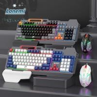 ราคา แป้นพิมพ์ LONEMI RAID T16 เมาส์คีย์บอร์ดแสง 104 คีย์ การเชื่อมต่อ USB เรืองแสงแบ็คไลท์คีย์บอร์ดแบบมีสายสํานักงาน (54650943891)