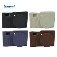 ราคา ฝาครอบกระเป๋าป้องกัน LONEMI ปลอกซิลิโคนกล้องกันฝุ่น พรีเมี่ยมกันกระแทกป้องกันอย่างเต็มที่ฝาครอบเลนส์เปลือกนุ่มสําหรับ Lumix ZS99 TZ99 Travel (51601256383)