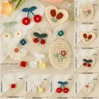 ราคา แพทช์เสื้อผ้า ไอมลอน อุปกรณ์ป้ายเสื้อผ้าดอกไม้เชอร์รี่ แพทช์เย็บปักถักร้อย แพทช์ผ้าปักเย็บ (24930513190)