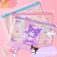 ราคา IMLON Sanrio A4 Storage Pouch แฟ้มเอกสารซิป PVC น่ารัก Kawaii Mesh Dalmatian กระเป๋าเอกสารนักเรียน (43262882979)