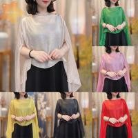 ราคา IMLON ผ้าคลุมไหล่ ชีฟอง สำหรับชุดราตรียามค่ำคืนและเสื้อคลุมแฟชั่น (56950054432)