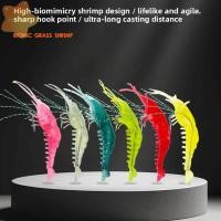 ราคา เหยื่อปลอมล่อกุ้งและปลาทะเล ตะขอเดี่ยว 4 5 กรัม ซิลิโคนนุ่ม แพคเกจ 10 ชิ้น (56800715996)