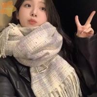 ราคา ผ้าพันคอแคชเมียร์ลายสก๊อตสำหรับฤดูหนาว กันลมและแฟชั่นดีไซน์คลุมไหล่ผู้หญิง (55300140368)