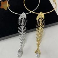 ราคา IMLON จี้กระดูกปลาขนาดใหญ่ สร้อยคอยาวสไตล์โช๊คเกอร์จากโลหะผสม สร้อยคอนำสมัยสำหรับผู้หญิง เป็นของขวัญที่สวยงาม (51600768101)