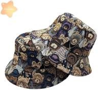 ราคา ฉัน หมวกชาวประมง หมีน้อย ผ้าแจ็คการ์ด หมวกกันแดด การ์ตูนพับใบหน้าครอบคลุมผ้าฝ้ายป่านผ้าชายคาหมวกผู้หญิง (42725977363)