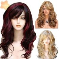 ราคา IMLON วิกผมผมเต็มวิกผมผู้หญิง wIg Wavy วิกผมยาวหยิก (41974845859)