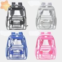 ราคา กระเป๋าเป้เดินทาง IMLON กระเป๋าเป้ใสกันน้ํา PVC กระเป๋านักเรียนนักเรียนซีทรูความจุขนาดใหญ่ (25191576693)
