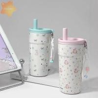 ราคา ถ้วยสูญญากาศ ไอมลอน ความจุขนาดใหญ่เครื่องดื่มคู่ฟางถ้วยสูญญากาศ แบบพกพาป้องกันการรั่วด้วยเชือกยก500ถ้วยดูดหลอด เครื่องดื่ม (52951209768)